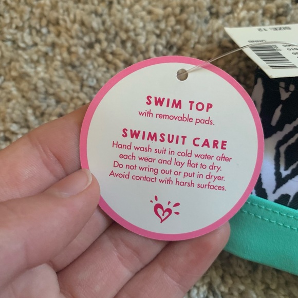 Justice Girls 2 piece Bathing Suit - Picture 5 of 6